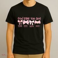 God Says I Am Coquette T-Shirt thumb 3