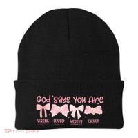 God Says I Am Coquette Beanie thumb 0