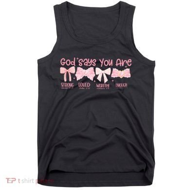 God Says I Am Coquette Tank Top