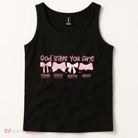 God Says I Am Coquette Tank Top thumb 2