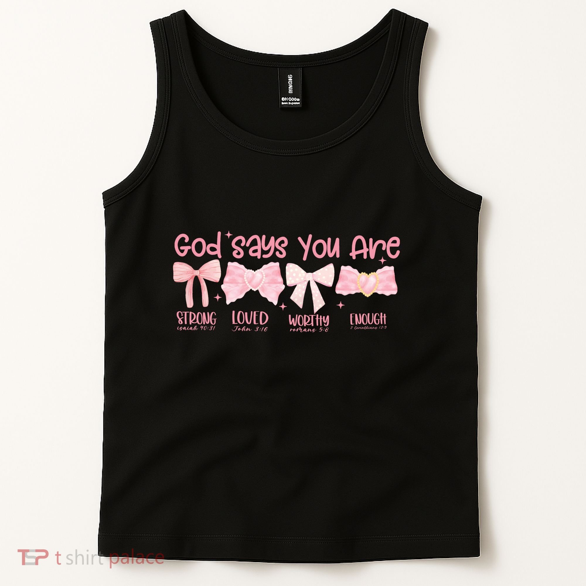 God Says I Am Coquette Tank Top