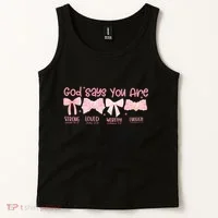 God Says I Am Coquette Tank Top thumb 2
