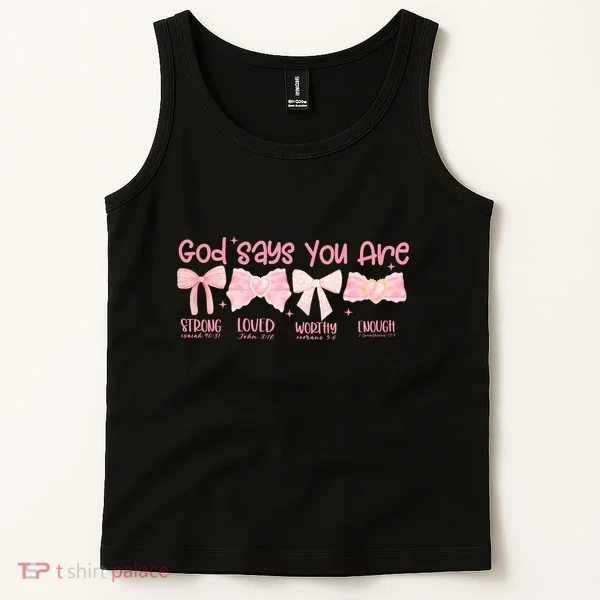 God Says I Am Coquette Tank Top