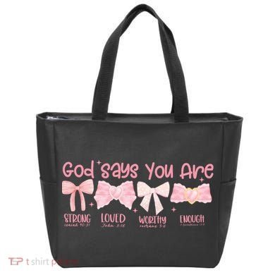 God Says I Am Coquette Tote Bag
