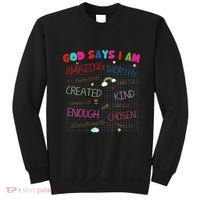 God Says I Am C.R.A.Y.O.N Drawing Bible Christian Sweatshirt thumb 0