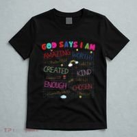 God Says I Am C.R.A.Y.O.N Drawing Bible Christian T-Shirt thumb 5