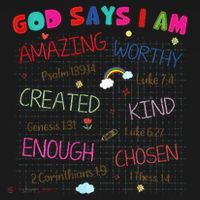 God Says I Am C.R.A.Y.O.N Drawing Bible Christian Women's Hoodie thumb 2