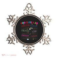God Says I Am C.R.A.Y.O.N Drawing Bible Christian Ornament thumb 0