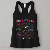 God Says I Am C.R.A.Y.O.N Drawing Bible Christian Women's Tank Top thumb 3