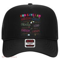 God Says I Am C.R.A.Y.O.N Drawing Bible Christian Hat thumb 0