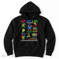 God Says I Am Be Kind Autism Awareness  Hoodie thumb 0