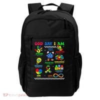 God Says I Am Be Kind Autism Awareness  Backpack thumb 0