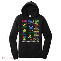 God Says I Am Be Kind Autism Awareness  Women's Hoodie thumb 0
