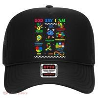God Says I Am Be Kind Autism Awareness  Hat thumb 0