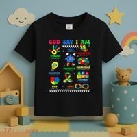 God Says I Am Be Kind Autism Awareness  Toddler T-Shirt thumb 3