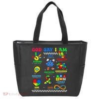 God Says I Am Be Kind Autism Awareness  Tote Bag thumb 0