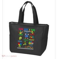 God Says I Am Be Kind Autism Awareness  Tote Bag thumb 3