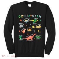 God Says I Am Dinosaur Sweatshirt thumb 0
