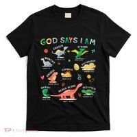 God Says I Am Dinosaur T-Shirt thumb 0