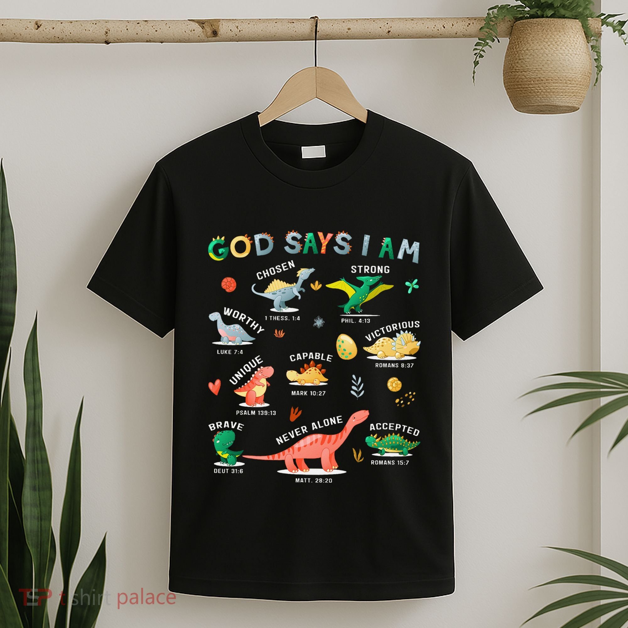God Says I Am Dinosaur T-Shirt