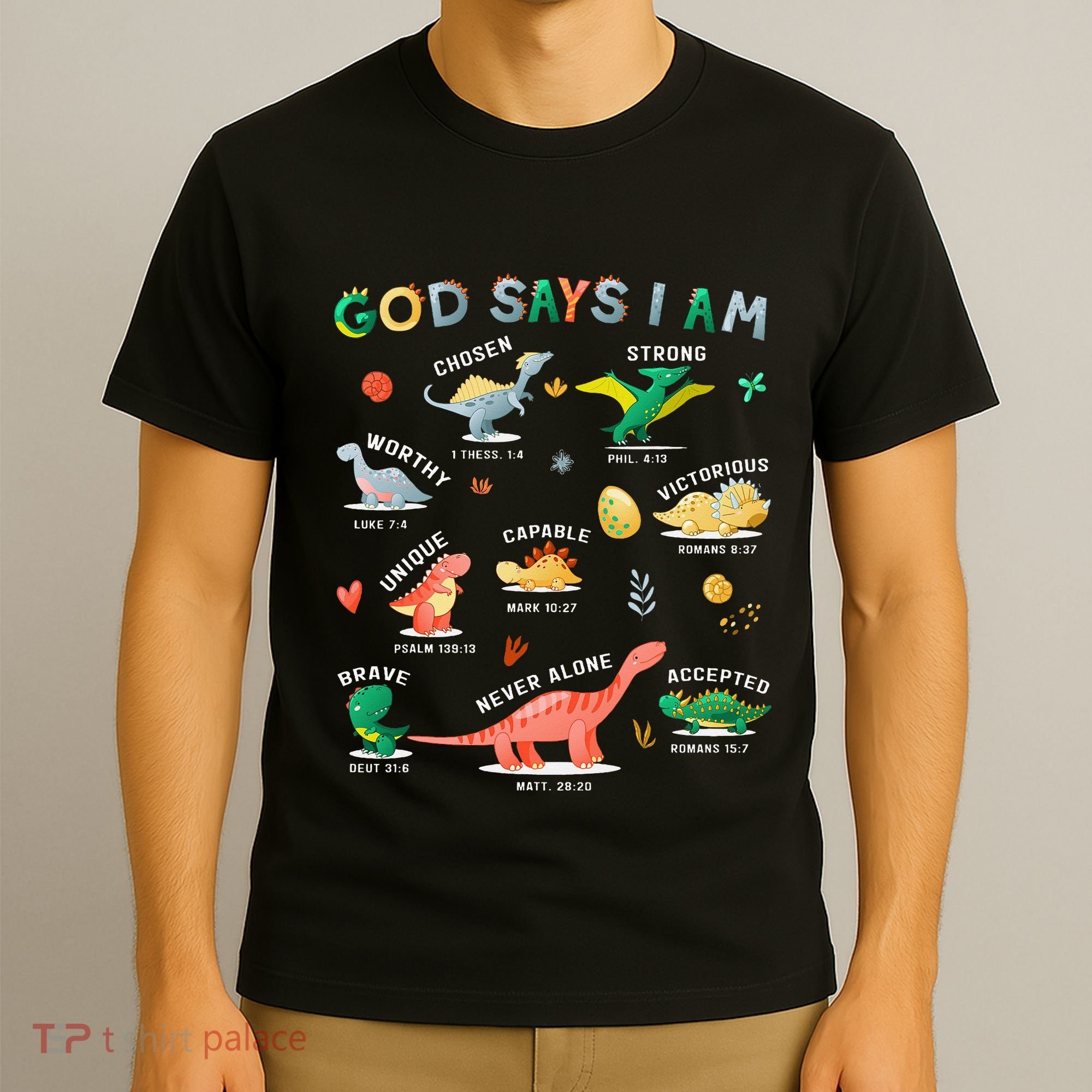 God Says I Am Dinosaur T-Shirt