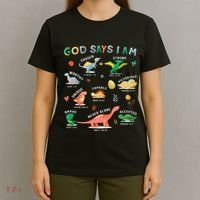 God Says I Am Dinosaur T-Shirt thumb 4