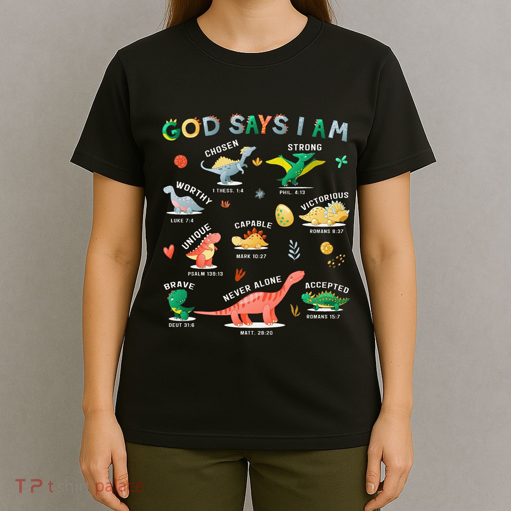 God Says I Am Dinosaur T-Shirt