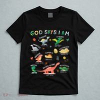 God Says I Am Dinosaur T-Shirt thumb 5