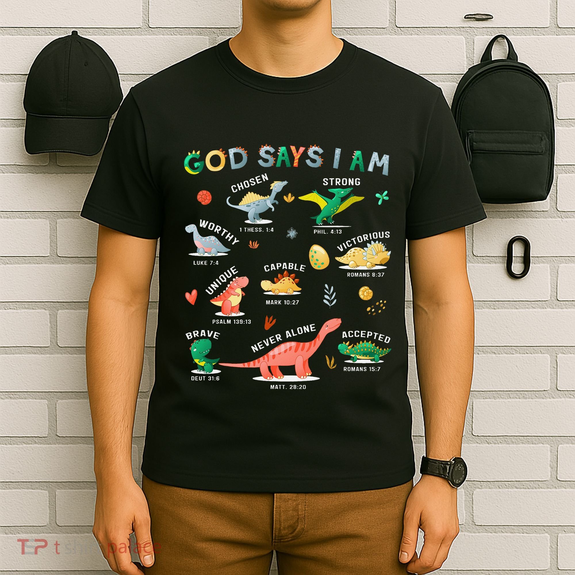 God Says I Am Dinosaur T-Shirt