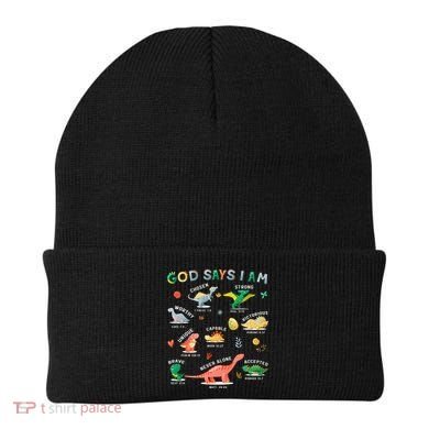 God Says I Am Dinosaur Beanie