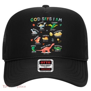 God Says I Am Dinosaur Hat