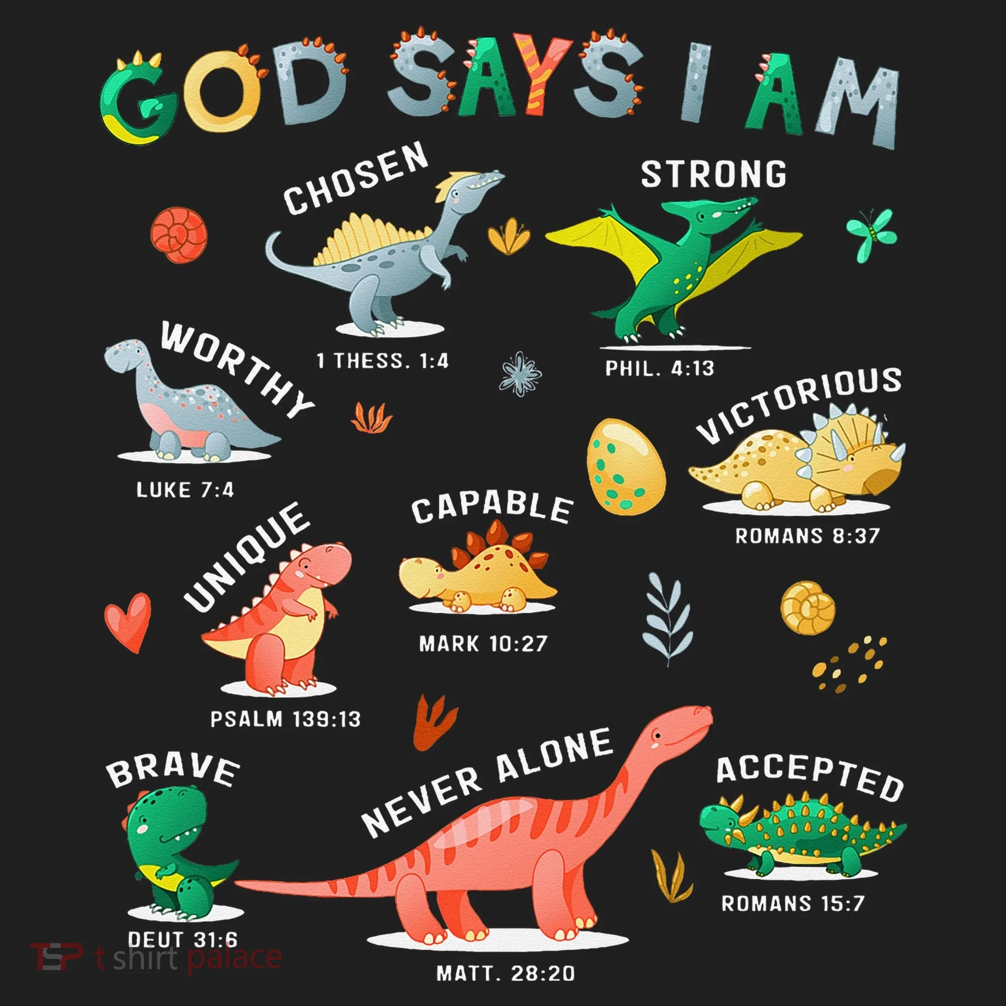God Says I Am Dinosaur Hat