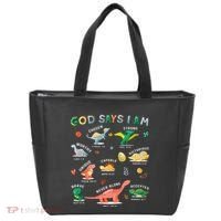 God Says I Am Dinosaur Tote Bag thumb 0