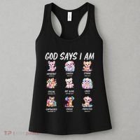 God Says I Am Cute Dog Bible Verse Women's Tank Top thumb 3