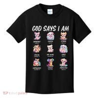 God Says I Am Cute Dog Bible Verse Kids T-Shirt thumb 0