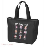 God Says I Am Cute Dog Bible Verse Tote Bag thumb 3