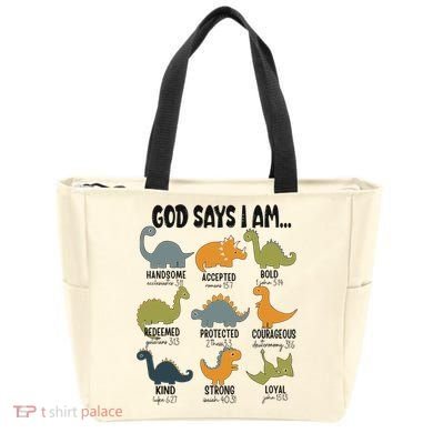 God Says I Am Handsome Tote Bag
