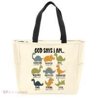 God Says I Am Handsome Tote Bag thumb 0