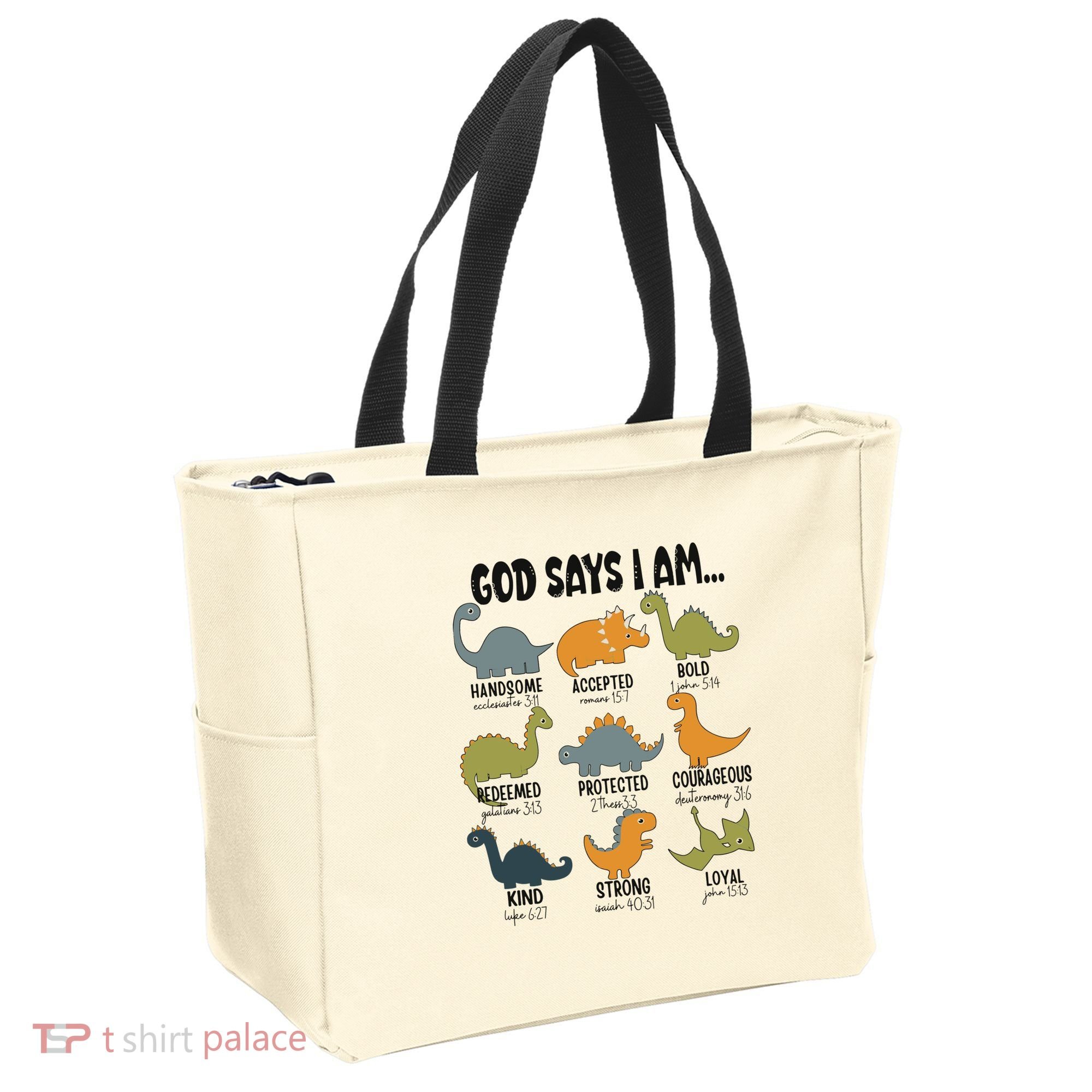 God Says I Am Handsome Tote Bag