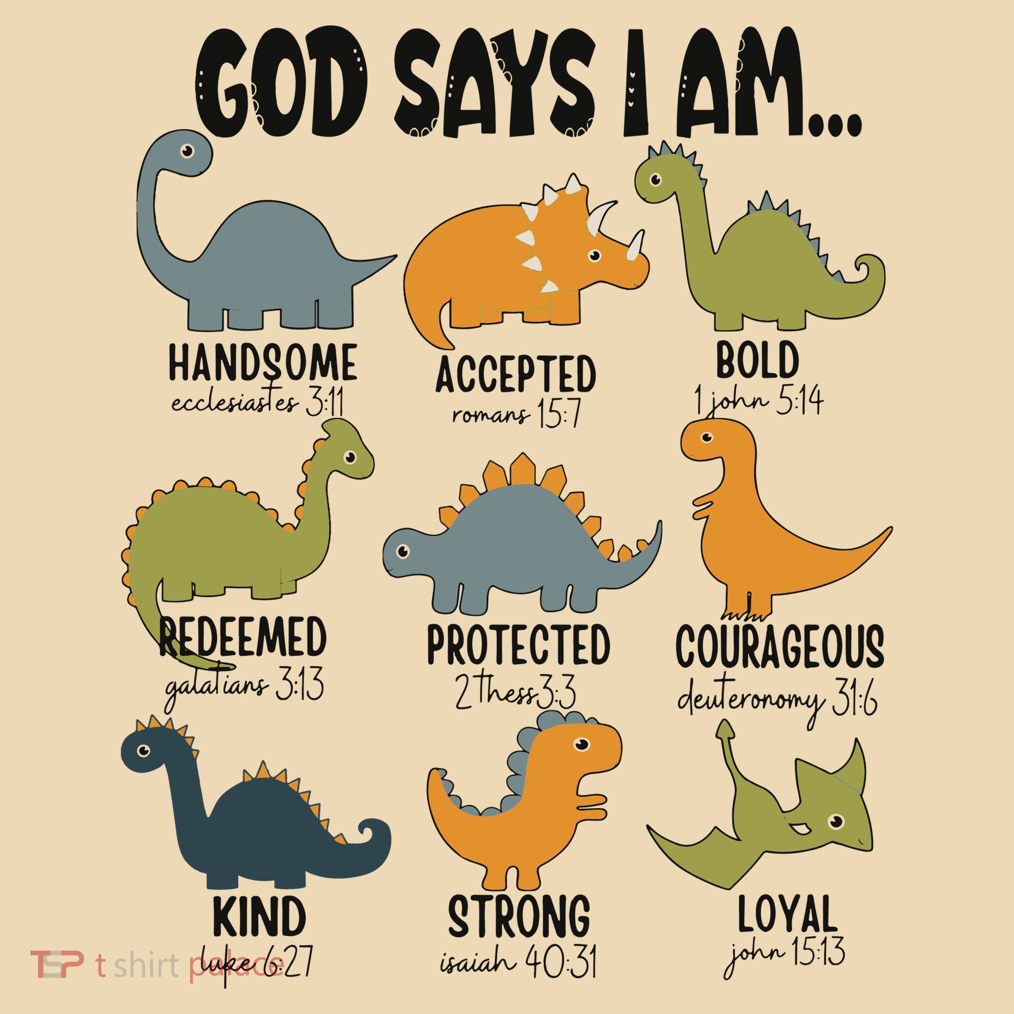 God Says I Am Handsome Tote Bag