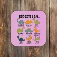 God Says I Am Handsome Coaster thumb 0