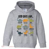 God Says I Am Handsome Toddler Hoodie thumb 0