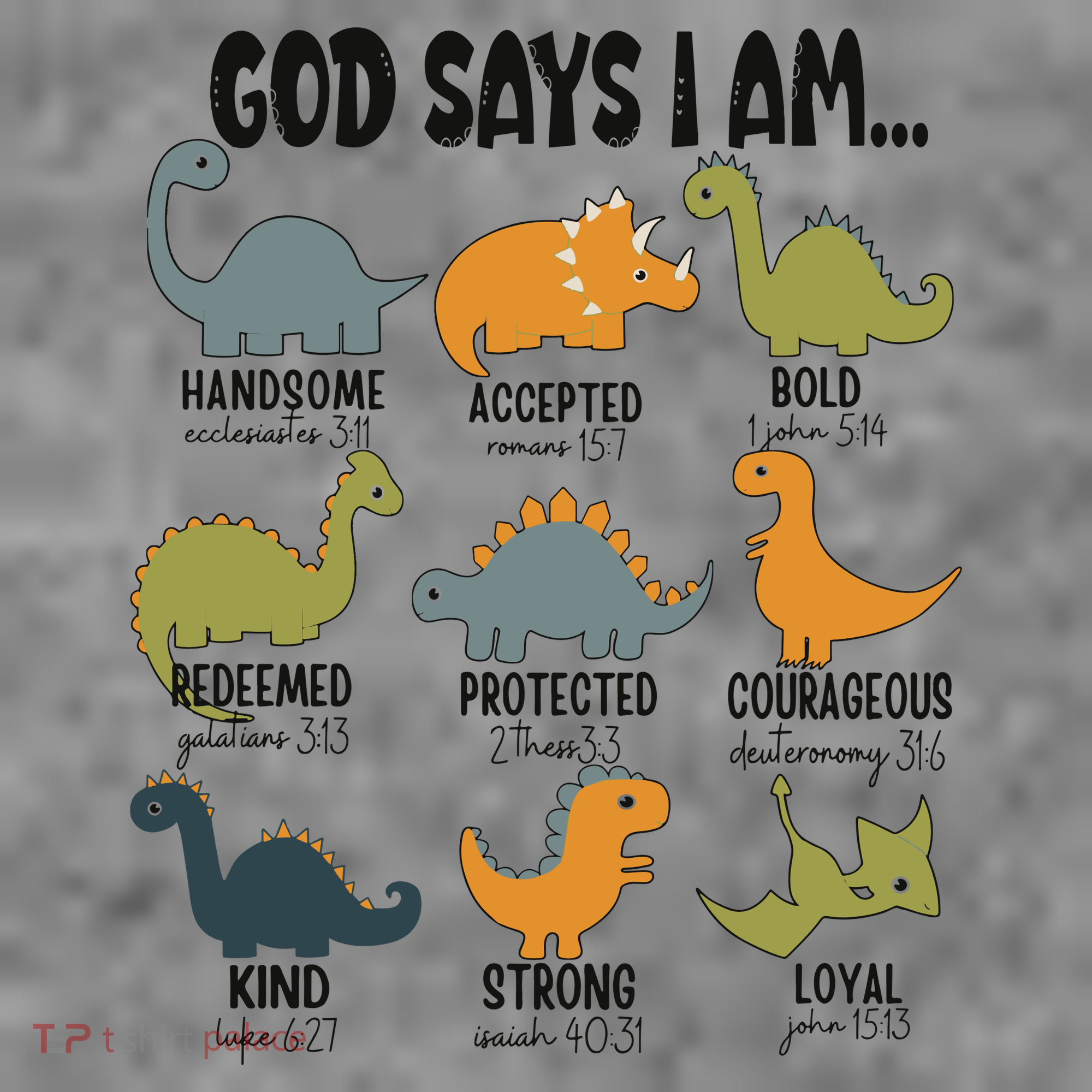God Says I Am Handsome Toddler Hoodie