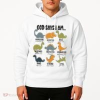 God Says I Am Handsome Hoodie thumb 2