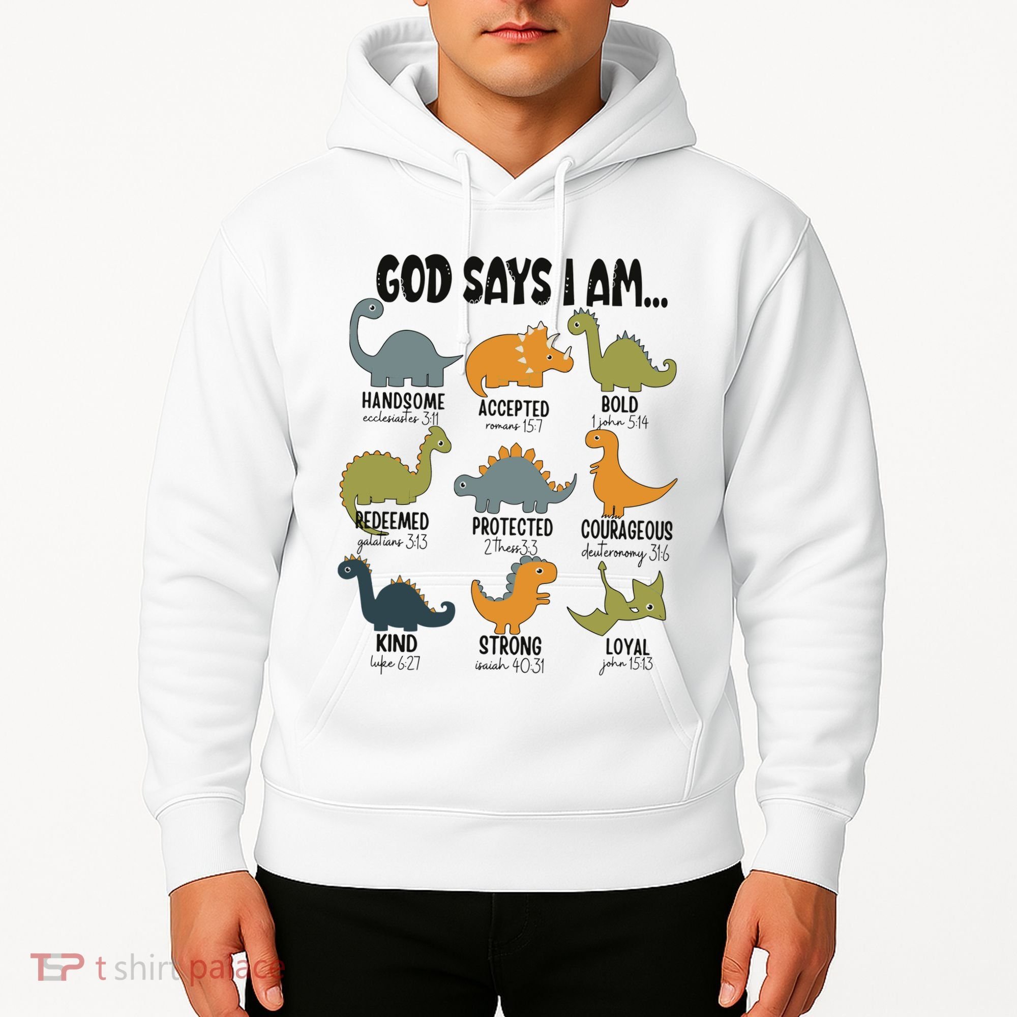 God Says I Am Handsome Hoodie