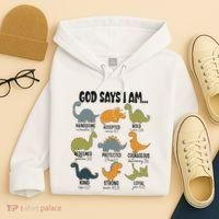 God Says I Am Handsome Hoodie thumb 4