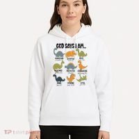 God Says I Am Handsome Hoodie thumb 5