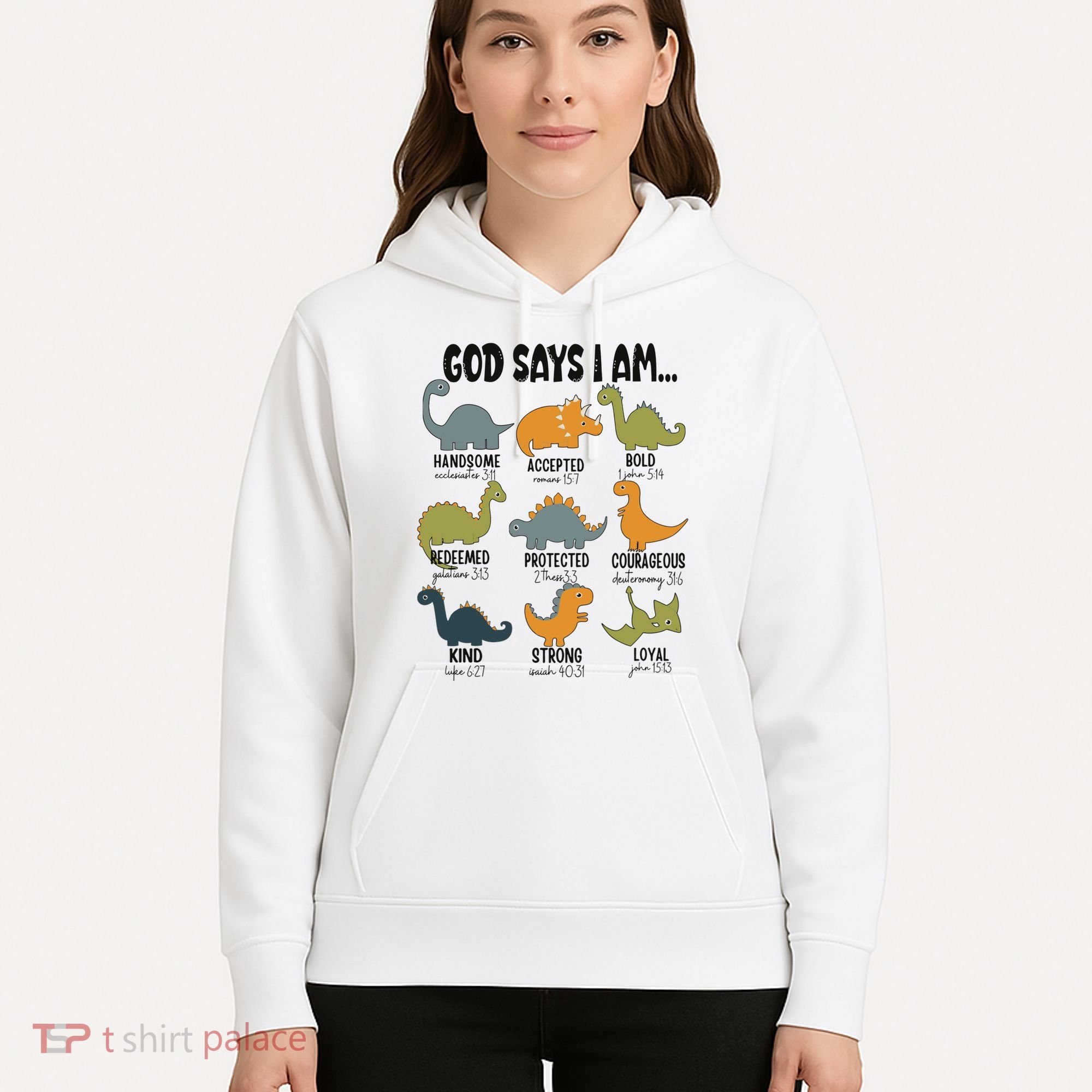 God Says I Am Handsome Hoodie