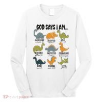 God Says I Am Handsome Long Sleeve Shirt thumb 0