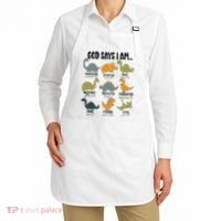 God Says I Am Handsome Apron thumb 2